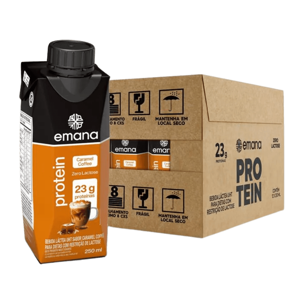 Bebida Protein 23g Sabor Caramel Coffee 250ml - 12 unidades